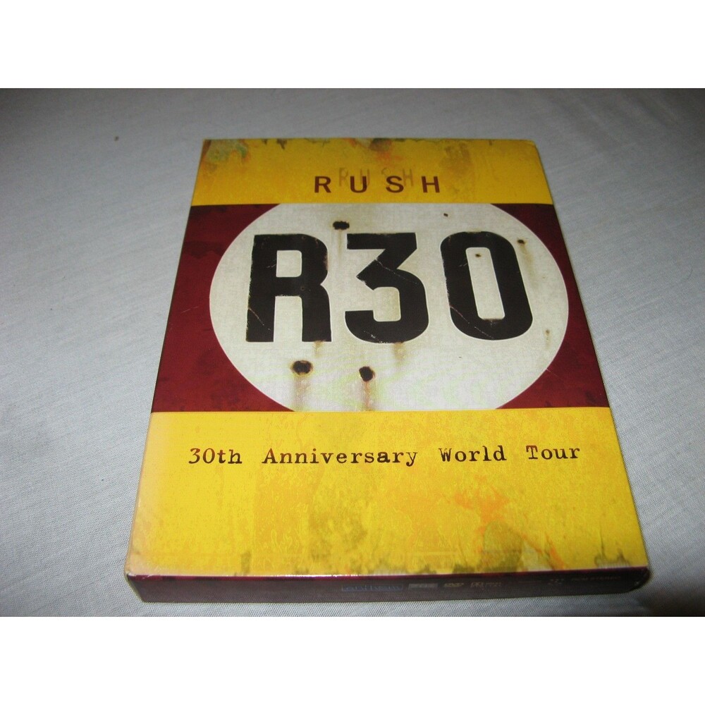 Rush R30 30th Anniversary World Tour DVD 2-Disc Set w Booklet, & Pick See Descip